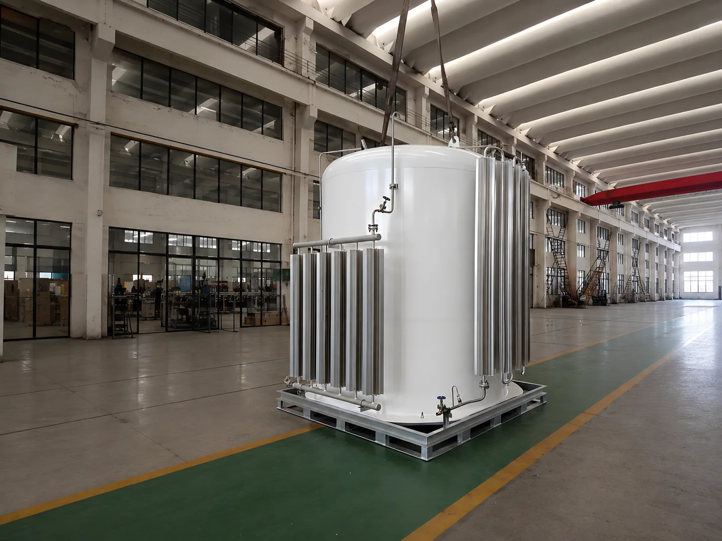 LNG compact supply skid